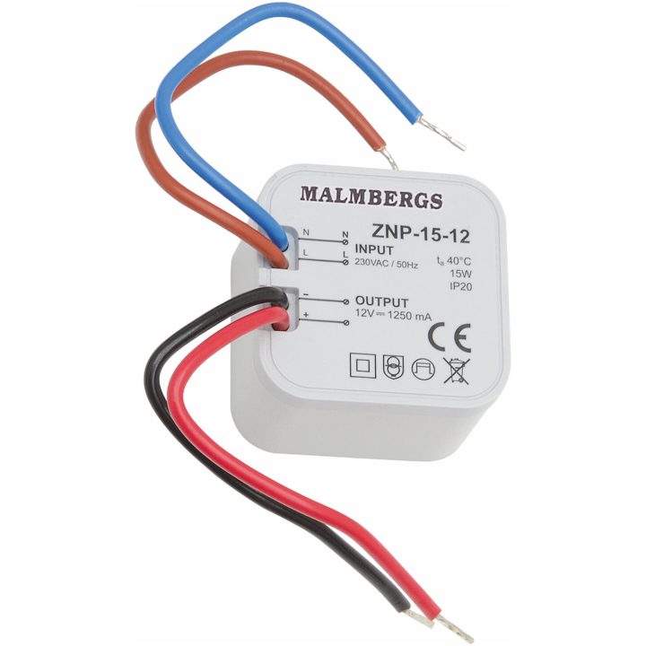 LED-DRIVER, KONSTANTSPÄNNING 12V Malmbergs – bild 2