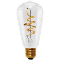 LED FIL EDISON 4W 2.2K 160LMLED EDISON SPIRAL 4W E27 DIM