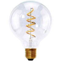 LED FIL GLOBE95 4W 2.2K 160LMLED GLOBE 95MM SPIRAL 4W E27 D