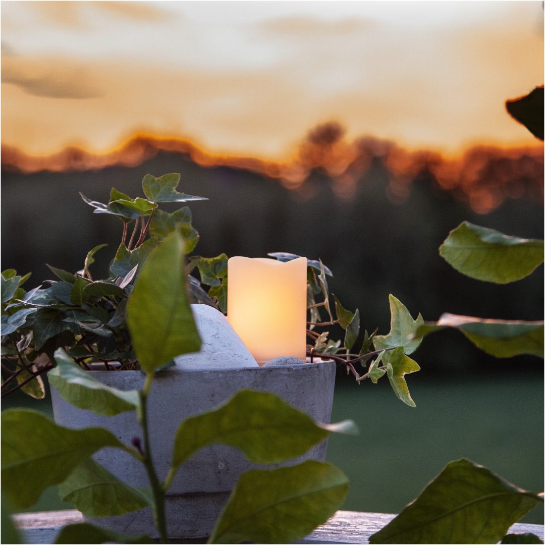 LED Gravljus Flame candle Vit Star Trading – bild 7