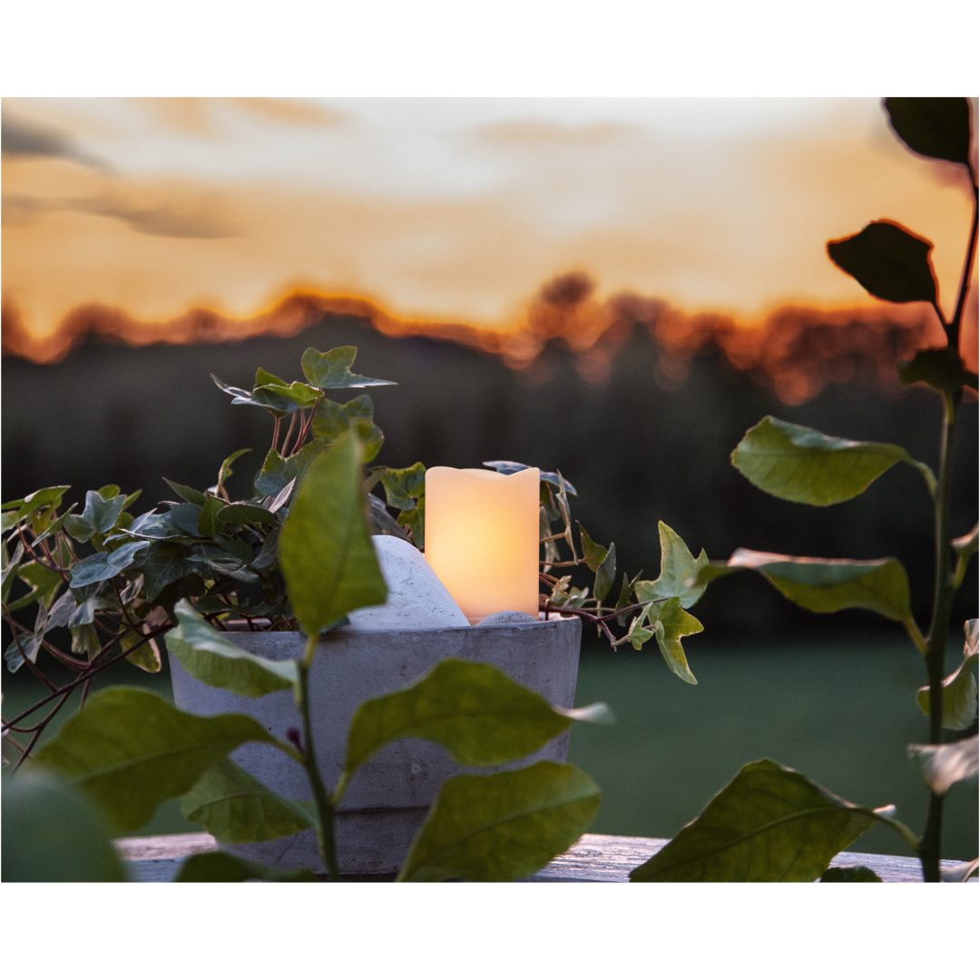 LED Gravljus Flame candle Vit Star Trading – bild 4