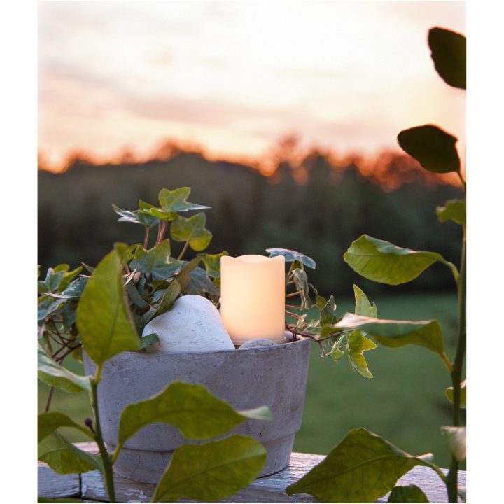 LED Gravljus Flame candle Vit Star Trading – bild 3