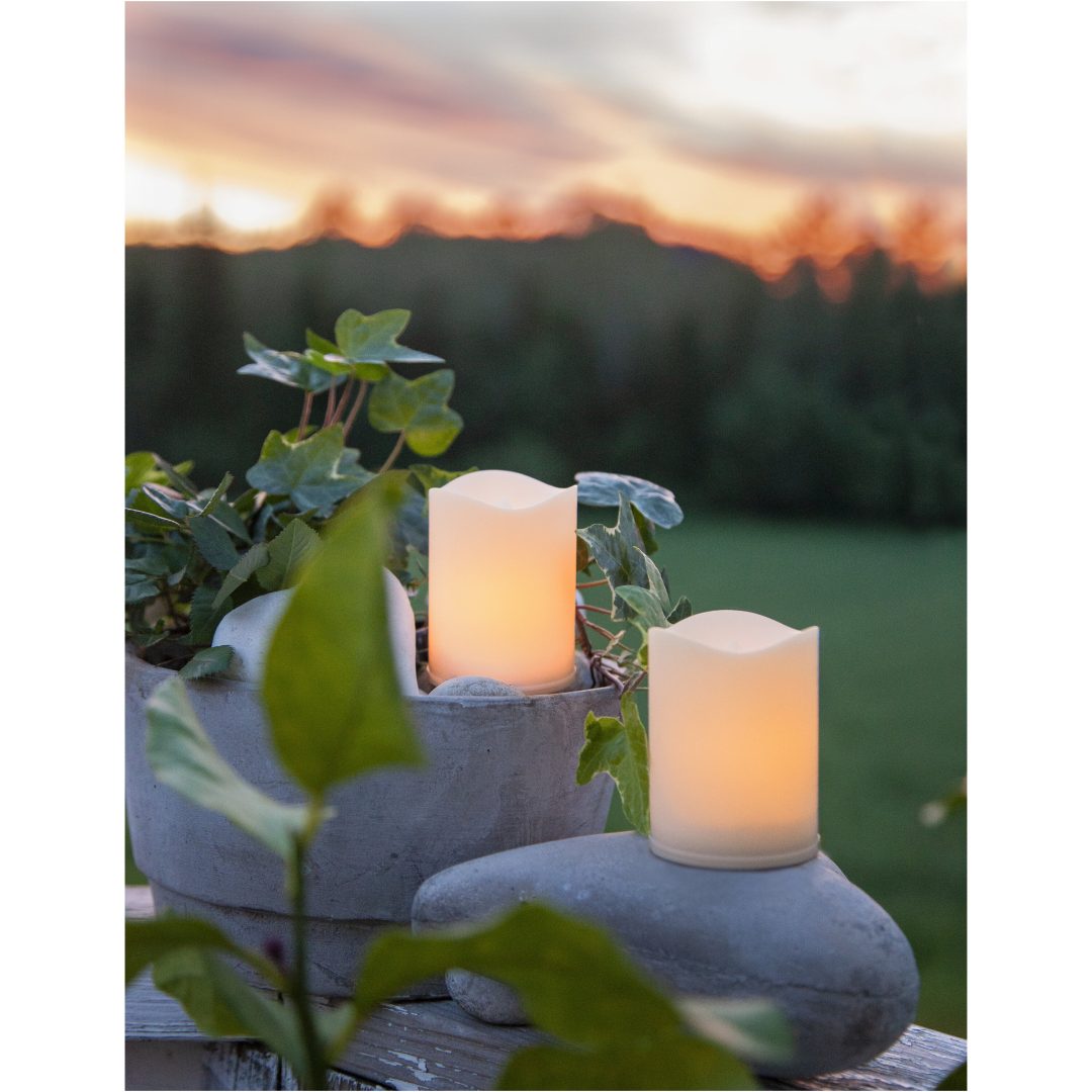LED Gravljus Flame candle Vit Star Trading – bild 2
