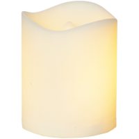LED Gravljus Flame candle Vit Star Trading