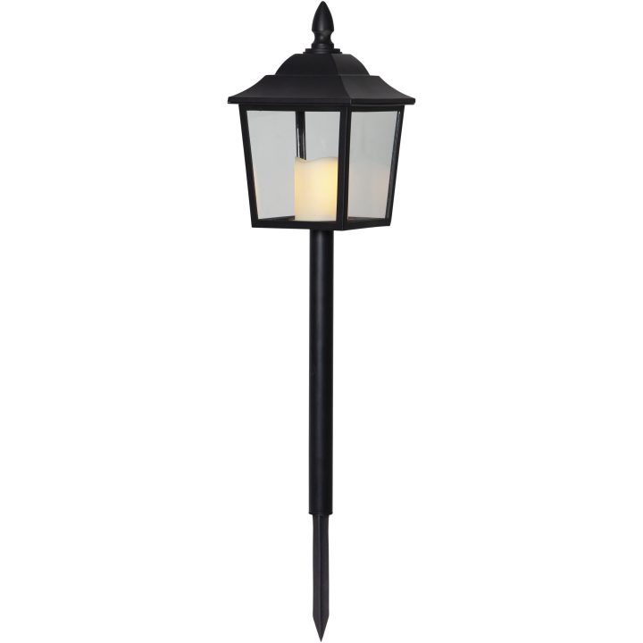 LED Gravljus Flame Lantern Svart Star Trading – bild 6