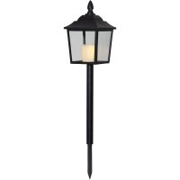 LED Gravljus Flame Lantern Svart Star Trading