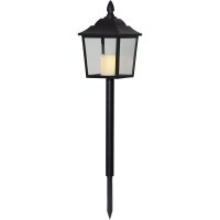LED Gravljus Flame Lantern Svart Star Trading