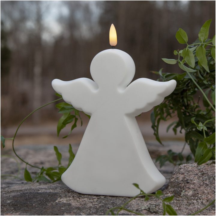 LED Gravljus Flamme Angel Vit Star Trading – bild 12