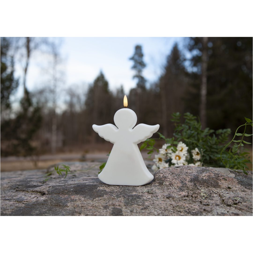 LED Gravljus Flamme Angel Vit Star Trading – bild 11