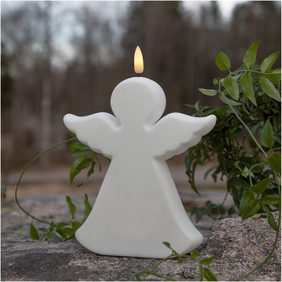 LED Gravljus Flamme Angel Vit Star Trading – bild 10