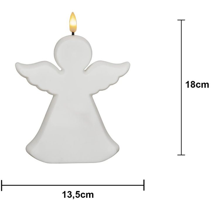 LED Gravljus Flamme Angel Vit Star Trading – bild 14