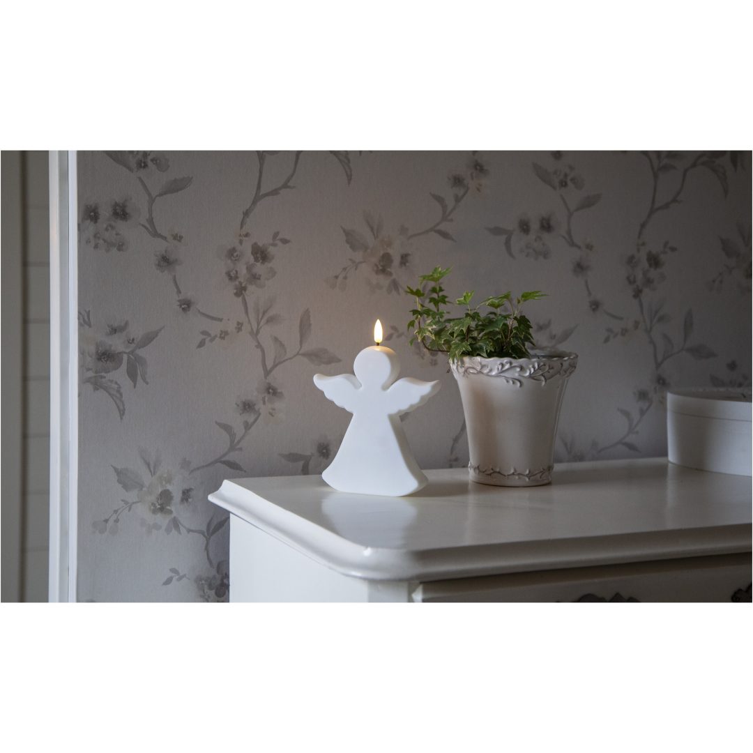 LED Gravljus Flamme Angel Vit Star Trading – bild 3
