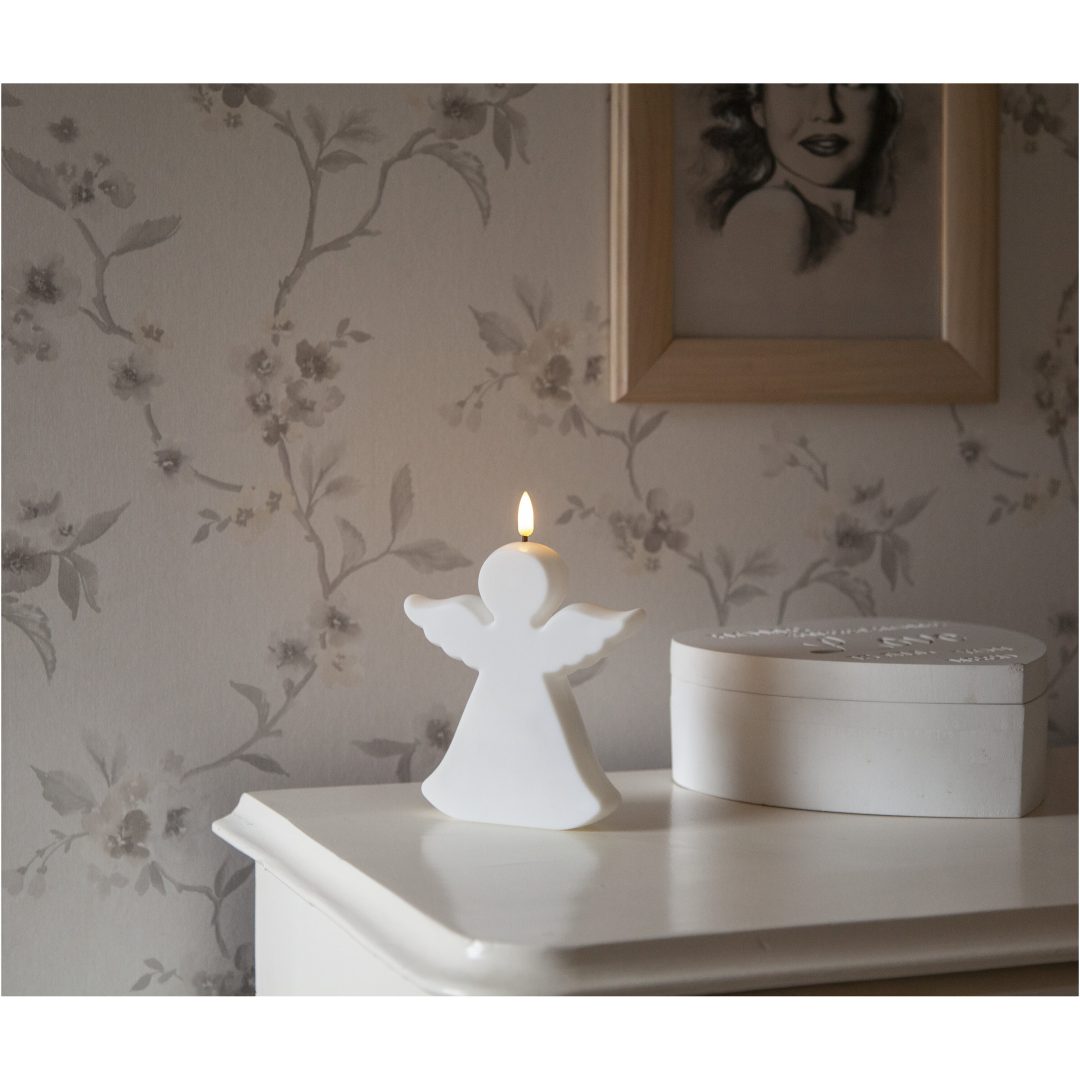 LED Gravljus Flamme Angel Vit Star Trading – bild 2