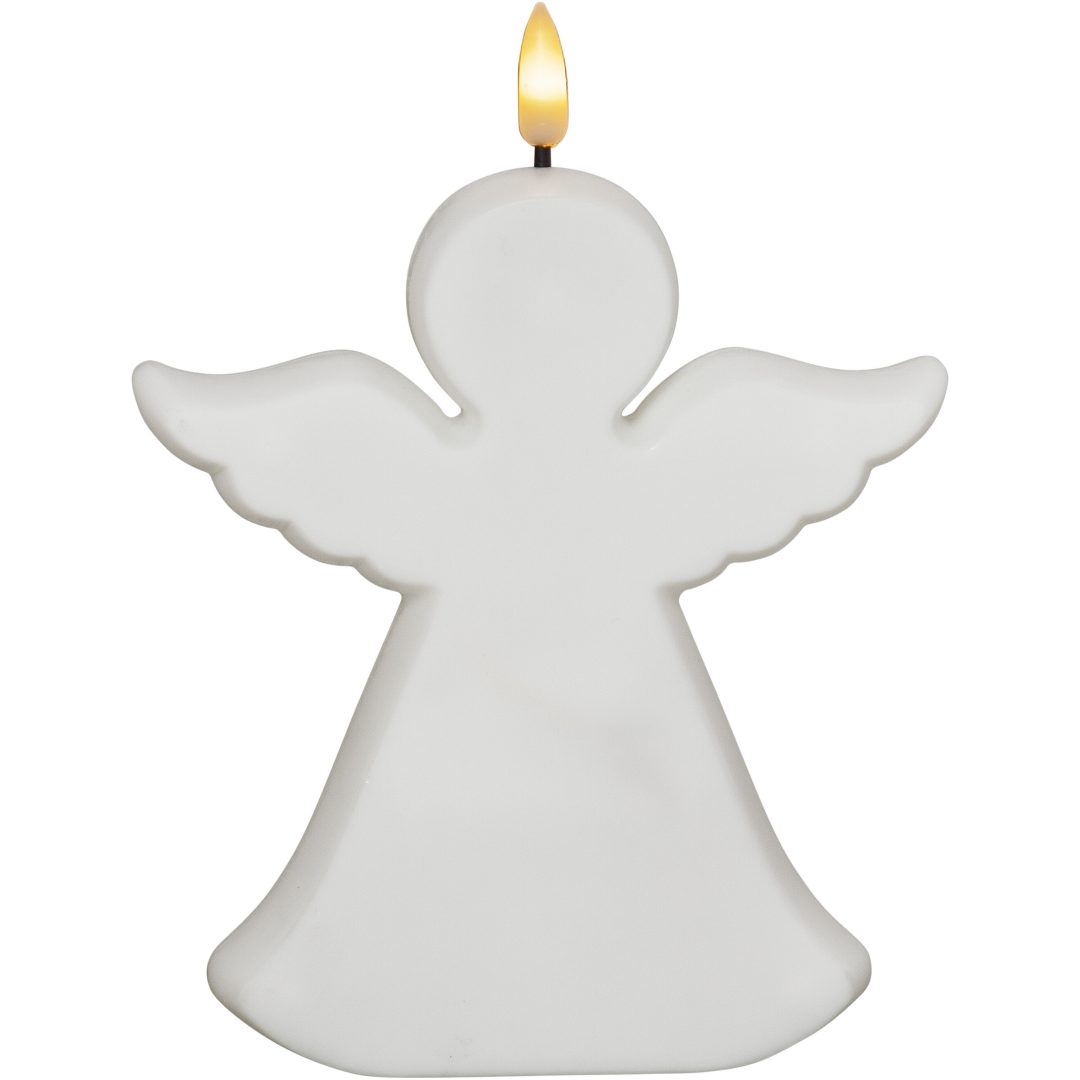 LED Gravljus Flamme Angel Vit Star Trading