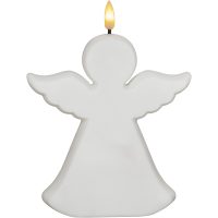LED Gravljus Flamme Angel Vit Star Trading