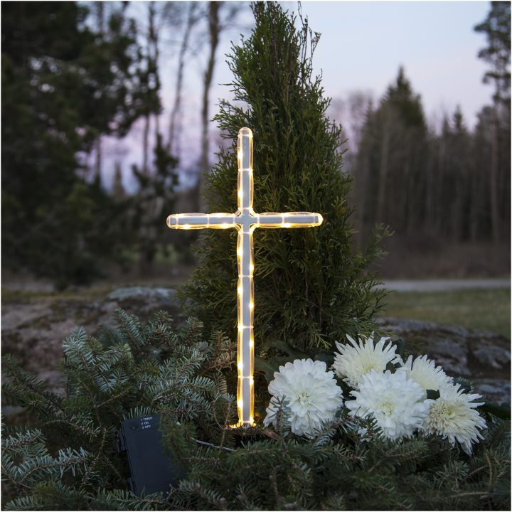 LED Gravljus GraveCross Vit Star Trading – bild 7