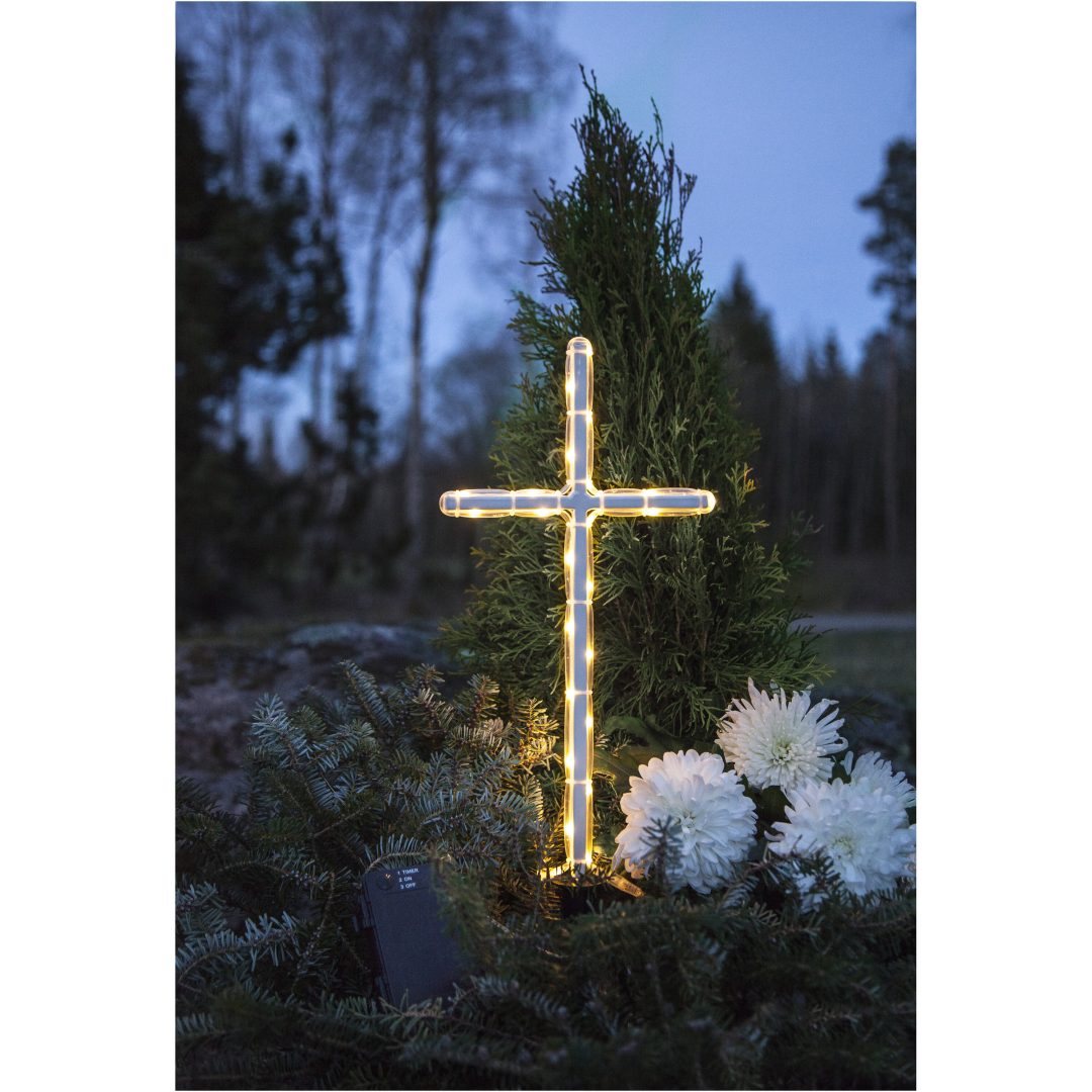 LED Gravljus GraveCross Vit Star Trading – bild 5