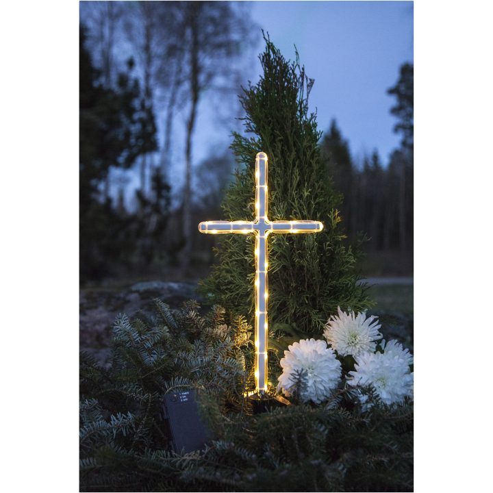 LED Gravljus GraveCross Vit Star Trading – bild 5