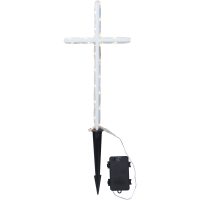 LED Gravljus GraveCross Vit Star Trading