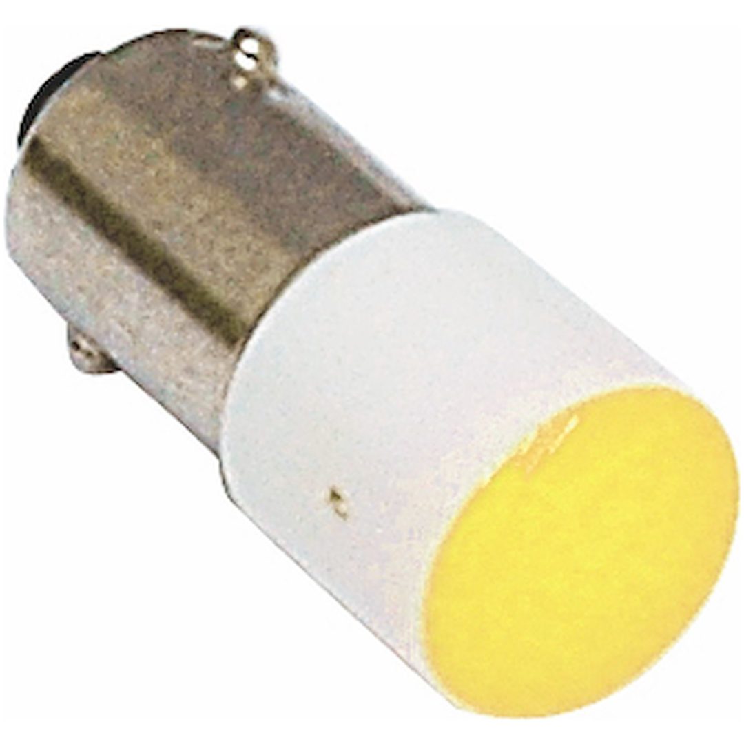 LED-lampa, Ba9s, 24V AC/DC, Gul MALMBERGS