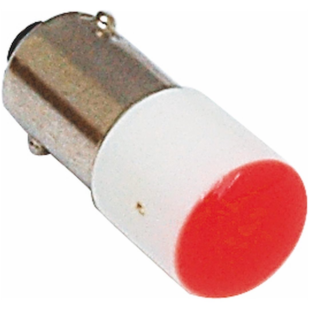 LED-lampa, Ba9s, 24V, Röd MALMBERGS