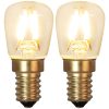 LED-lampa E14 2-pack Soft Glow Transparent Star Trading – miniatyr 1