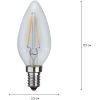 LED-lampa E14 C35 Clear Star Trading – miniatyr 3