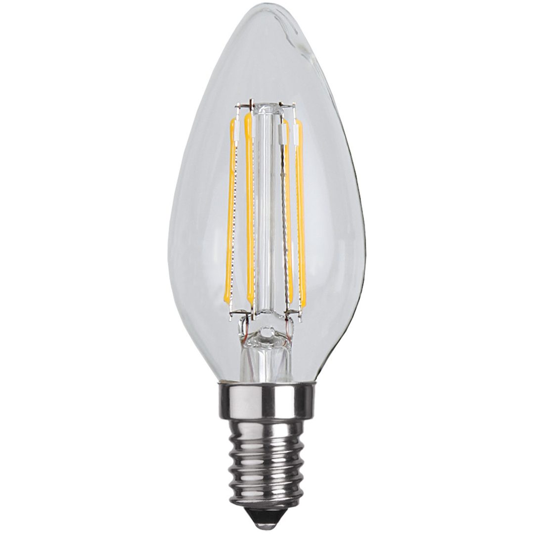 LED-lampa E14 C35 Clear Transparent Star Trading – bild 9