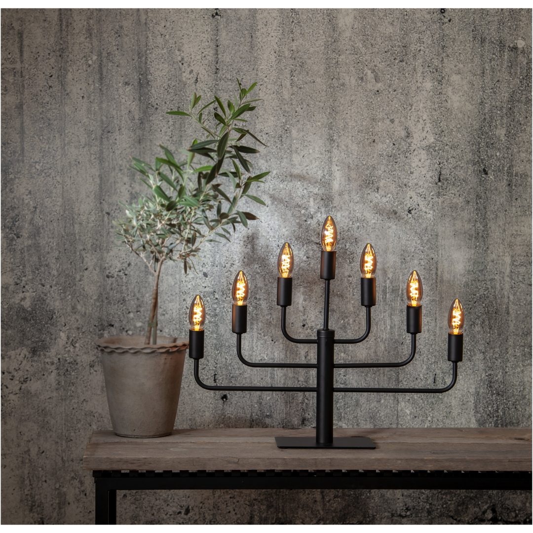 LED-lampa E14 C35 Decoled Grace Smoke Star Trading