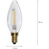 LED-lampa E14 C35 Soft Glow Star Trading – miniatyr 3