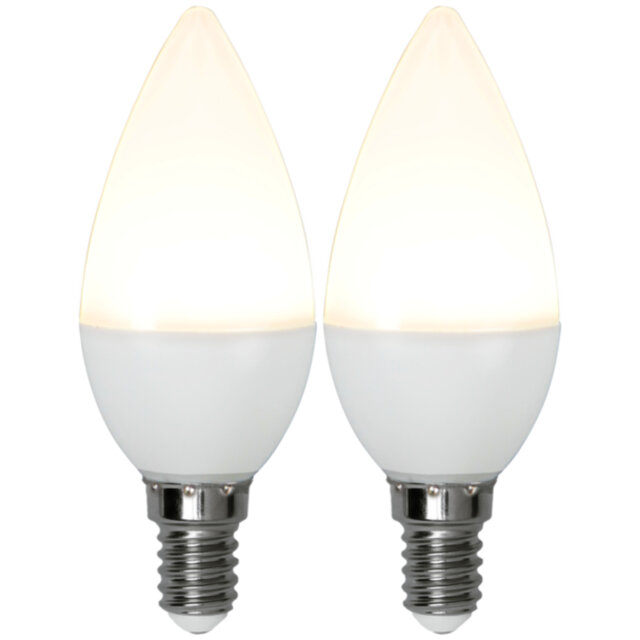 Star Trading LED-lampa E14 C37 Opaque Basic Vit