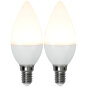 Star Trading LED-lampa E14 C37 Opaque Basic Vit