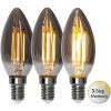 LED-lampa E14 C37 Soft Glow Smoke 3-step memory STAR TRADING – miniatyr 1