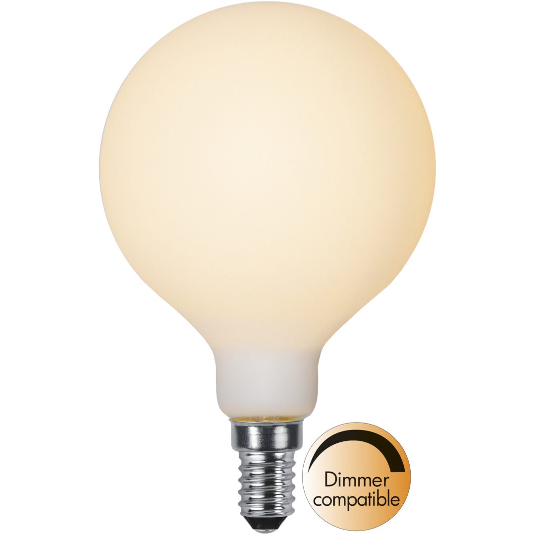 LED-lampa E14 G80 Opaque Double Coating Vit Star Trading
