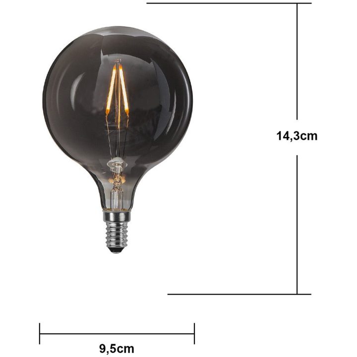 LED-lampa E14 G95 Decoled Smoke Star Trading – bild 8