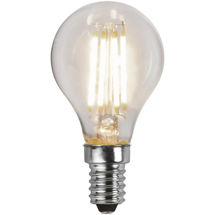 LED-lampa E14 Klot Clear 3-step memory Transparent Star Trading – bild 6