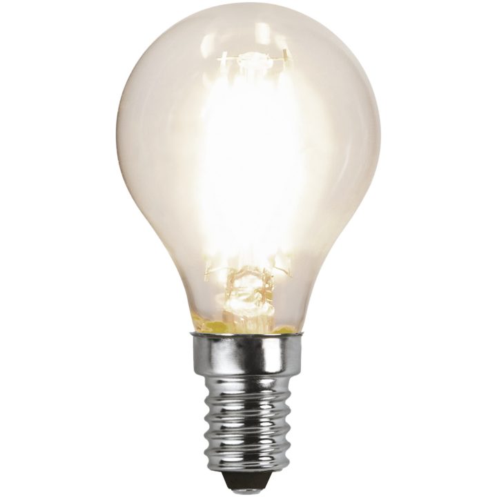 LED-lampa E14 Klot Clear 3-step memory Transparent Star Trading – bild 7