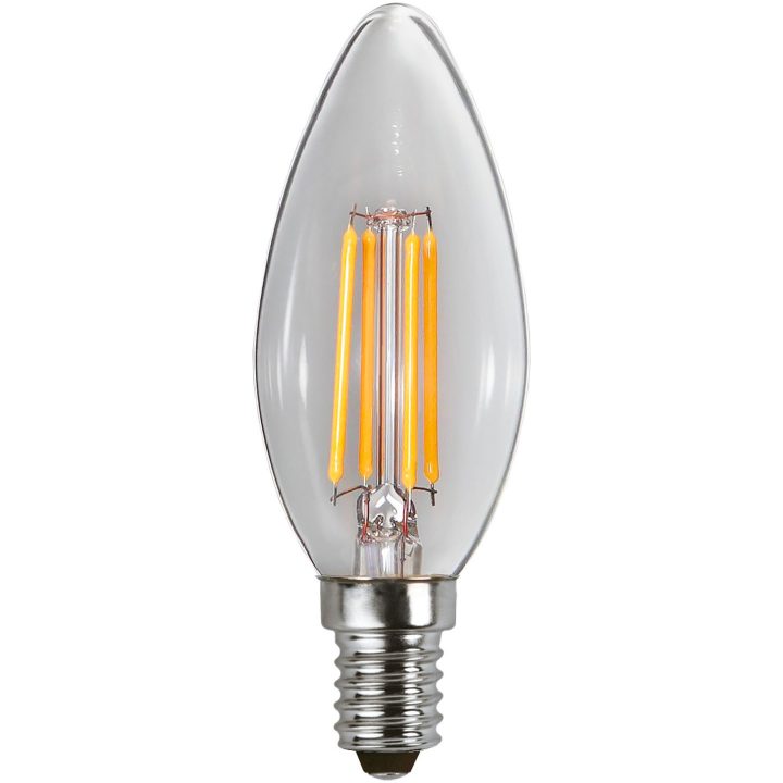 LED-lampa E14 Kron Clear 3-step memory Transparent Star Trading – bild 2