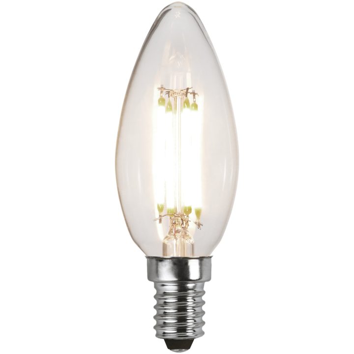LED-lampa E14 Kron Clear 3-step memory Transparent Star Trading – bild 7