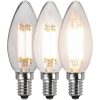 LED-lampa E14 Kron Clear 3-step memory Transparent Star Trading – miniatyr 1