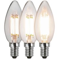 LED-lampa E14 Kron Clear 3-step memory Transparent Star Trading