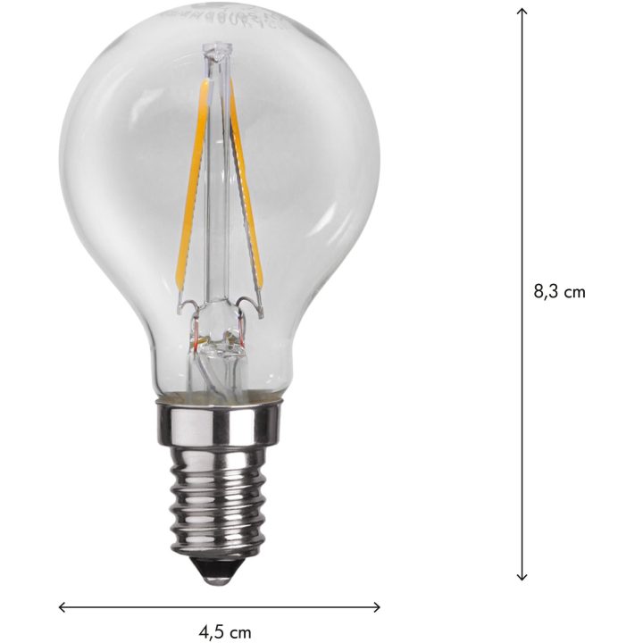 LED-lampa E14 P45 Clear Star Trading – bild 3