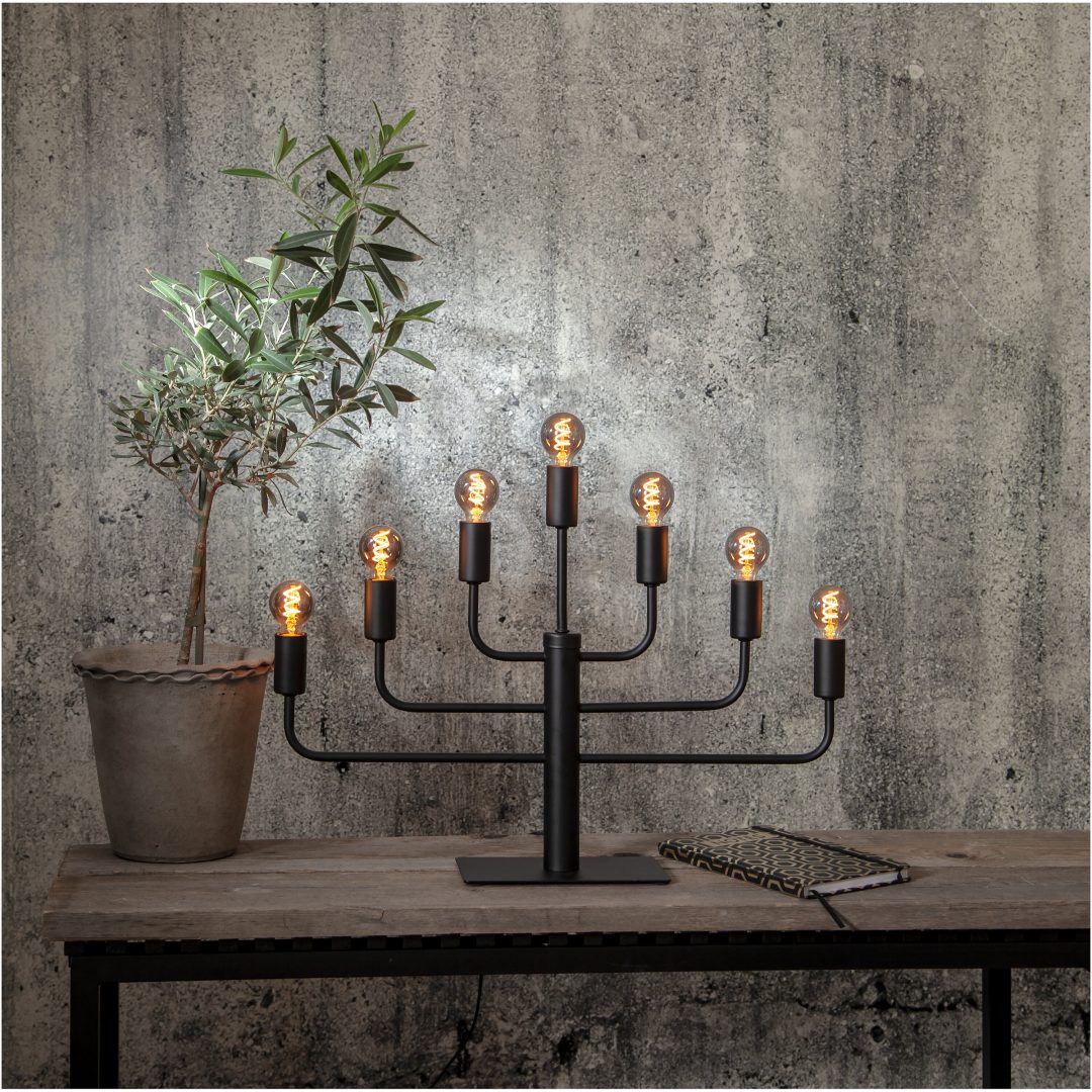 LED-lampa E14 P45 Decoled Grace Smoke Star Trading