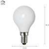 LED-lampa E14 P45 Opaque Filament RA90 3-step memory Star Trading – miniatyr 1