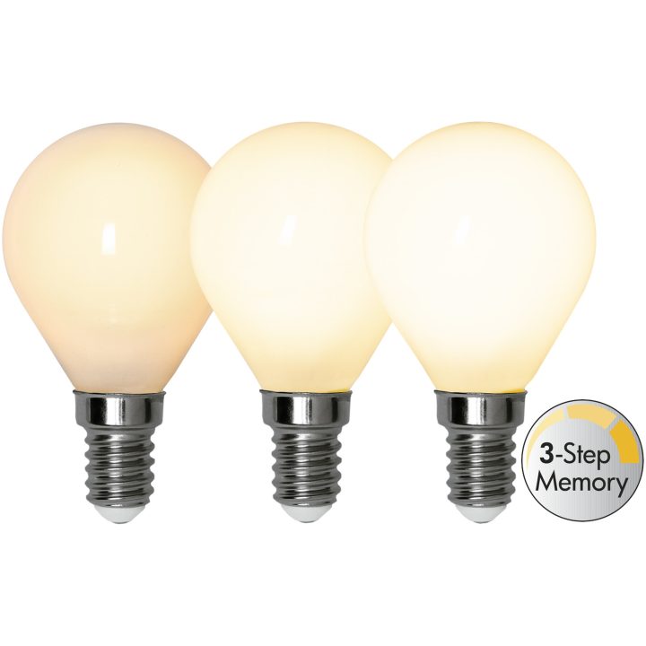 LED-lampa E14 P45 Opaque Filament RA90 3-step memory Star Trading – bild 6