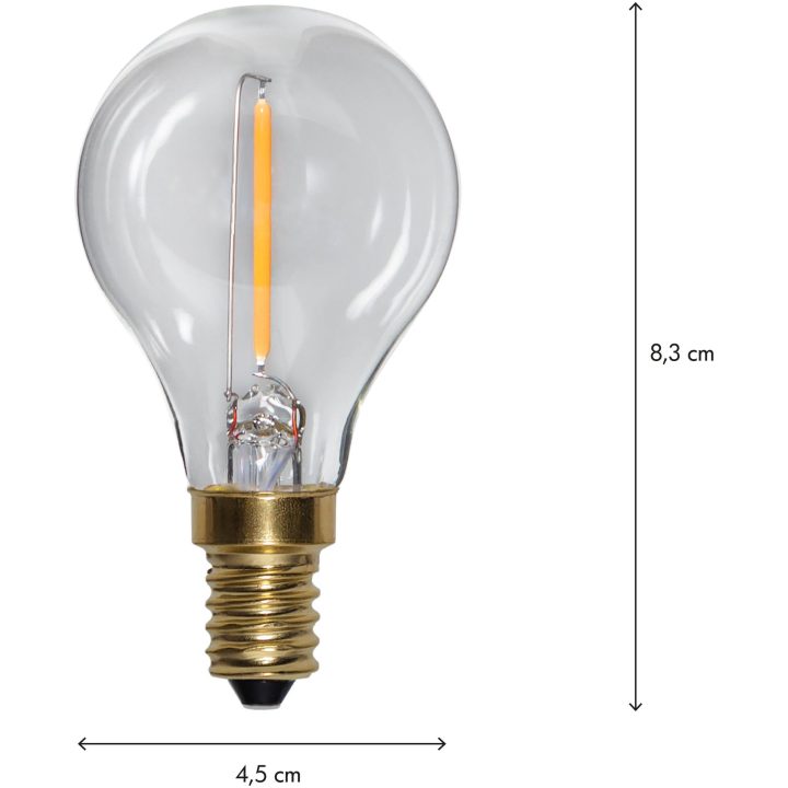 LED-lampa E14 P45 Soft Glow Star Trading – bild 3