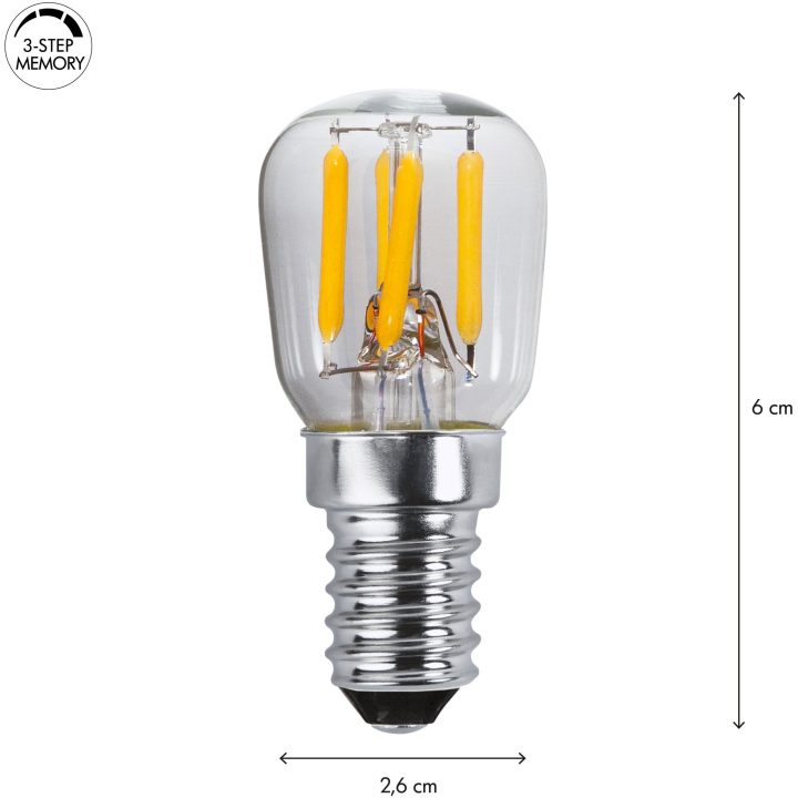 LED-lampa E14 ST26 Clear 3-step Memory Star Trading – bild 6