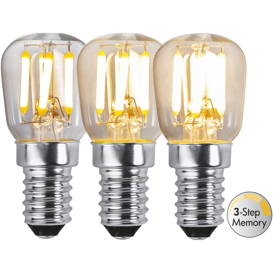 LED-lampa E14 ST26 Clear 3-step Memory Star Trading