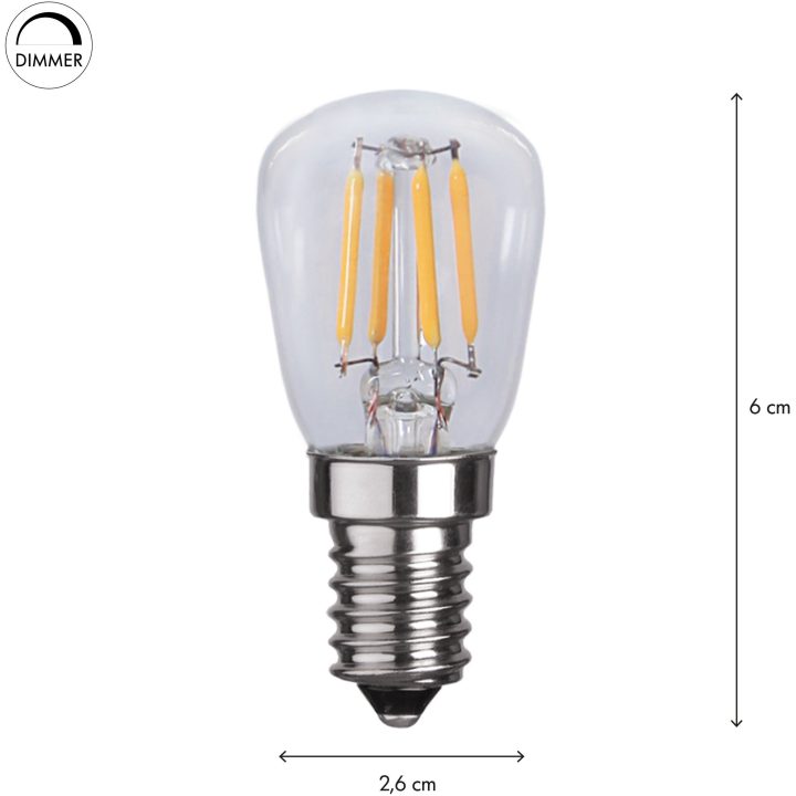 LED-lampa E14 ST26 Clear Star Trading – bild 4