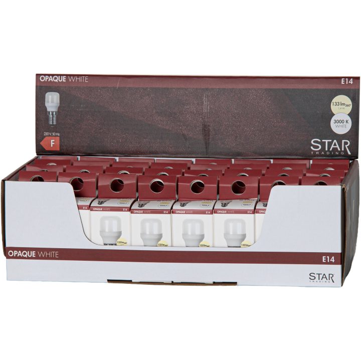 LED-lampa E14 ST26 Opaque Basic Vit Star Trading – bild 2